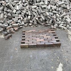 V14, Oude Gebakken Klinkers, Dikformaat, Rood-Bruin