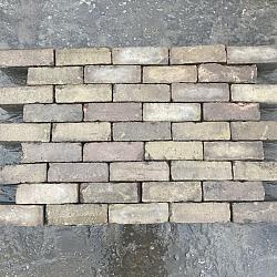 WDra, Oude Gebakken Klinkers, Dikformaat, Geel-Brons