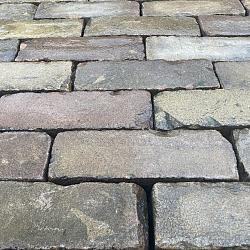 WDra, Oude Gebakken Klinkers, Dikformaat, Geel-Brons