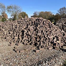 WBL, Gebakken Klinkers, Platkeiformaat, Rood-Oranje