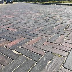 SBP20, Oude Gebakken Klinkers, Dikformaat, Paars-Antraciet