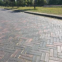 SBP20, Oude Gebakken Klinkers, Dikformaat, Paars-Antraciet