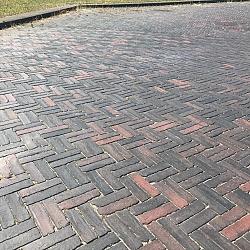 SBP20, Oude Gebakken Klinkers, Dikformaat, Paars-Antraciet