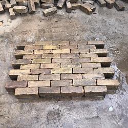 SBP11, Oude Gebakken Klinkers, Dikformaat, Geel-Brons