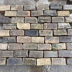 V17, oude Gebakken Klinkers, Keiformaat genuanceerd