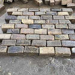 V17, oude Gebakken Klinkers, Keiformaat genuanceerd