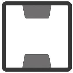 Betonpaal tussenpaal, Antraciet gecoat, 10 x 10 x 280cm