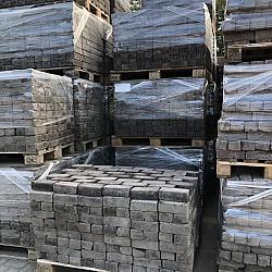 SBP22, Oude Gebakken Klinkers, Keiformaat, Bruin