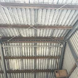 Gebruikte Kapschuur, loods, overkapping, afm. 24x14m1