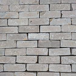 V111, Oude Gebakken Klinkers, Dikformaat, Geel-Brons, ob