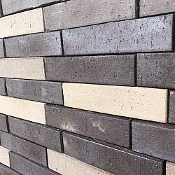 SBP10, Gebakken Klinkers, Waalformaat, Nieuw, Antraciet-Beige