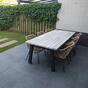 Solido Ceramica 30MM Cittadella Nero 90x90x3 cm.