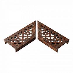 Ultra Drain Cortenline Disegno Rooster L-hoek