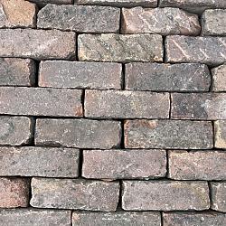 V06, Oude Gebakken Klinkers, Dikformaat, Rood-Bruin