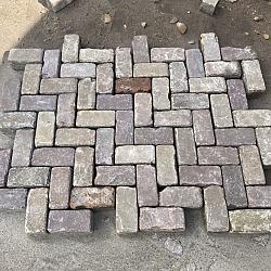 SBV02, V22, Oude Gebakken Klinkers Keiformaat, Genuanceerd,