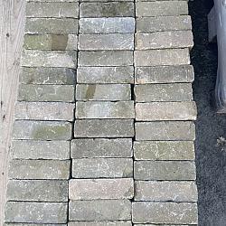 SBV10, Oude gebakken klinkers, Dikformaat Geel Brons