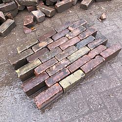 SBV03, Oude Gebakken Klinkers, Dikformaat, Rood Genuanceerd