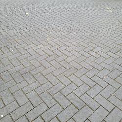 Oude gebakken klinkers, Keiformaat Antraciet WVOR