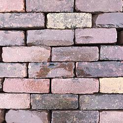 SBP43, Oude Gebakken Klinkers, Dikformaat, Rood