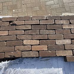 P003, Oude Gebakken Klinkers, Dikformaat, Paars-Bruin