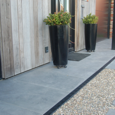 Star Drain 65/100 Lijngoot - Zwart (Aluminium) 100cm