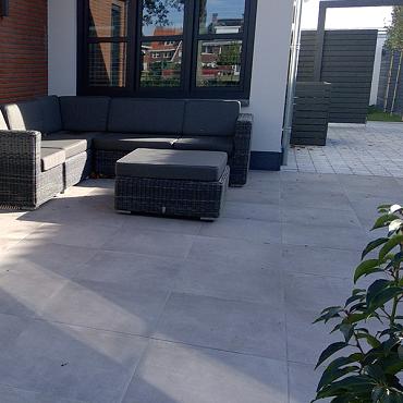 Solido Ceramica 30MM Cemento Smoke 60x60x3 cm.