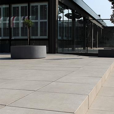 Solido Ceramica 30MM Cemento Taupe 40x80x3 cm.