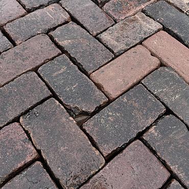 V106, Oude Gebakken Klinkers, Keiformaat, Genuanceerd ob