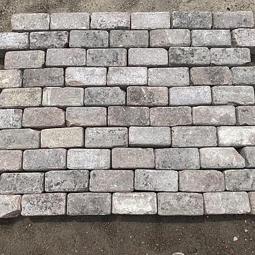 Oude Gebakken Klinkers, Keiformaat, Rood-Bruin