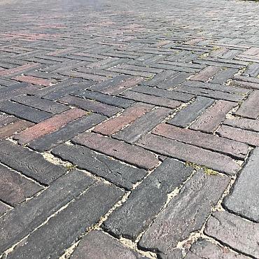 SBP20, Oude Gebakken Klinkers, Dikformaat, Paars-Antraciet