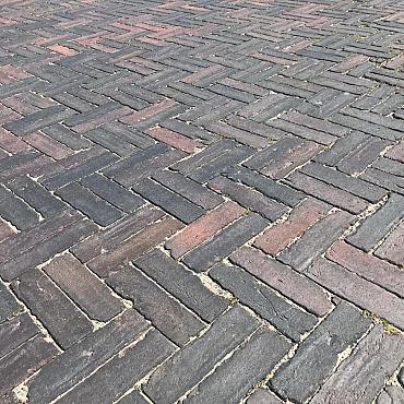 SBP20, Oude Gebakken Klinkers, Dikformaat, Paars-Antraciet