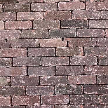 P010, Oude Gebakken Klinkers, Dikformaat, Rood-Bruin