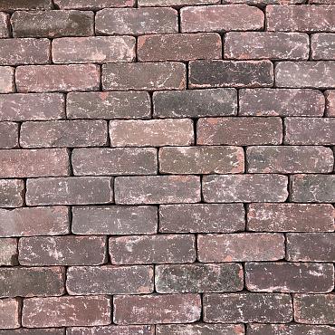 P010, Oude Gebakken Klinkers, Dikformaat, Rood-Bruin