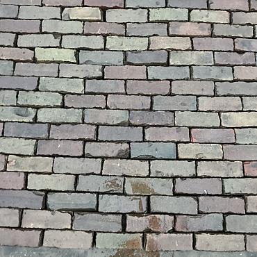 V45, Oude Gebakken Klinkers, Dikformaat, Rood-Paars genuanceerd