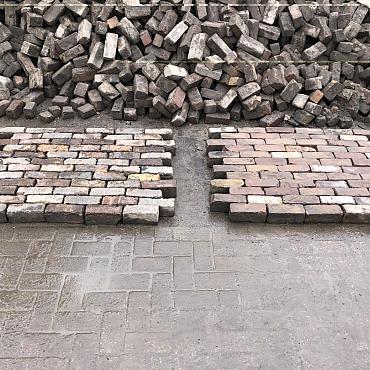 Oude Gebakken Klinkers, Dikformaat, Genuanceerd, ob