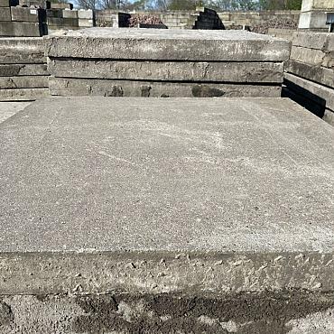 Gebruikte betonplaten, 100x100x8cm