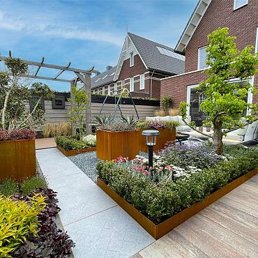 Bazzano Decor, Donkergrijs, 60 x 60 x 4cm