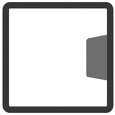 Betonpaal eindpaal, Antraciet gecoat, 10 x 10 x 280cm