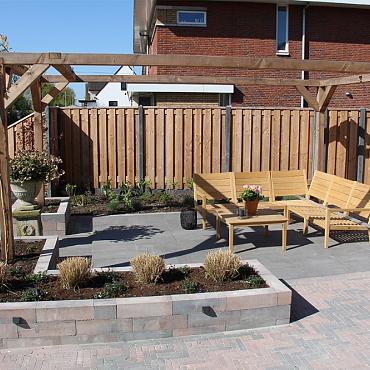 Afdekkap met sponning, 4,2 x 8,5 x 180cm