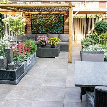 Concrete Taupe, Bruin/Grijs, 60 x 60 x 4cm