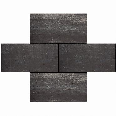 Somerset, Grijs/Zwart, 30 x 60 x 4cm