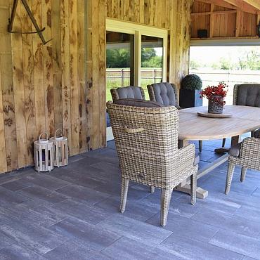 Somerset, Grijs/Zwart, 30 x 60 x 4cm