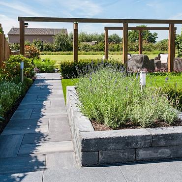 Somerset, Grijs/Zwart, 30 x 60 x 4cm