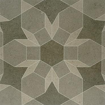 Mosaic 3D Naturel, Bruin genuanceerd, 60 x 60 x 3cm