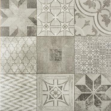 Mosaic Grey, Grijs, 60 x 60 x 3cm