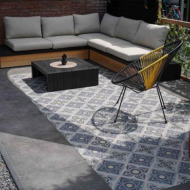 Square Uni Anthracite, Antraciet, 60 x 60 x 3cm