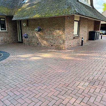 V66, Oude Gebakken Klinkers, Platkeiformaat, ABC-Klinkers, Rood-Bruin