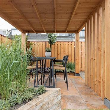 Peacock Copper, Roest Genuanceerd, 90 x 90 x 3cm