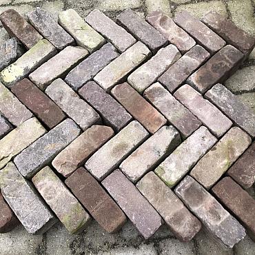 SBP14, Oude Gebakken Klinkers, Dikformaat, Rood Genuanceerd, OB