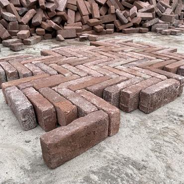 SBP15, Gebakken Klinkers, Waalformaat, Bruin-Rood